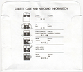 Disk Sleeve - Back