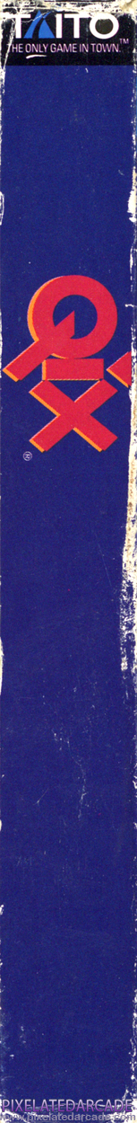 Qix Cover Art: Left Spine Qix Cover Art: Left Spine