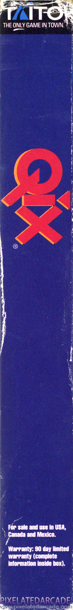 Qix Cover Art: Right Spine Qix Cover Art: Right Spine