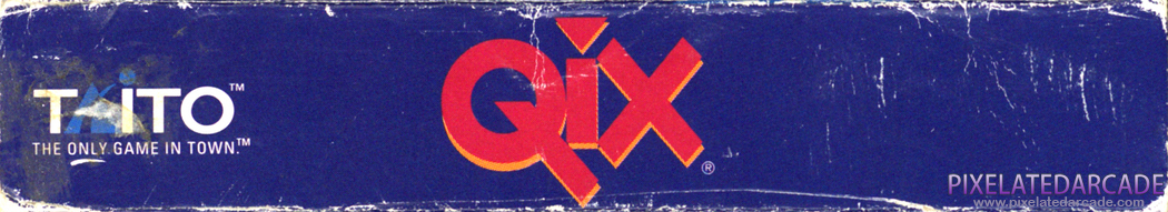 Qix Cover Art: Top Spine Qix Cover Art: Top Spine