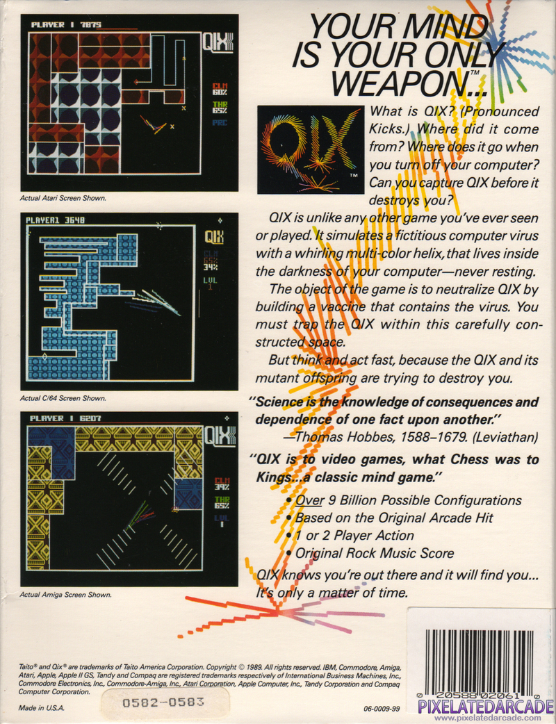 Qix Cover Art: Qix Cover Art: