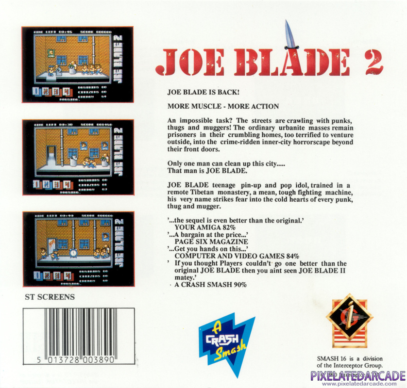 Joe Blade II Cover Art: 