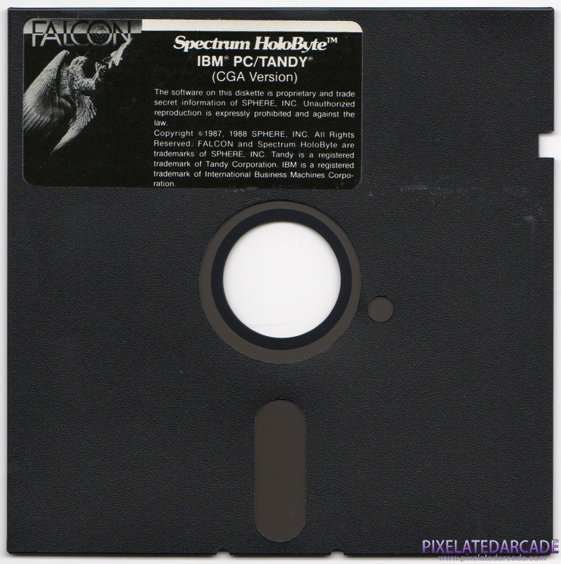 Falcon Cover Art: CGA/Hercules disk Falcon Cover Art: CGA/Hercules disk
