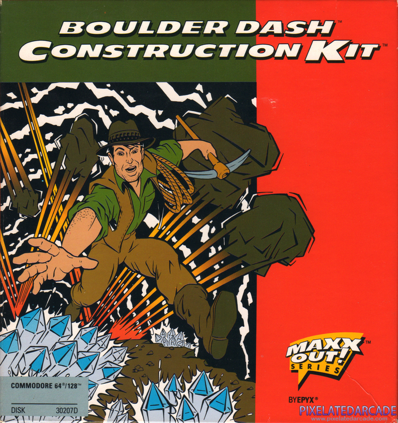 Boulder Dash Construction Kit Cover Art: Boulder Dash Construction Kit Cover Art: