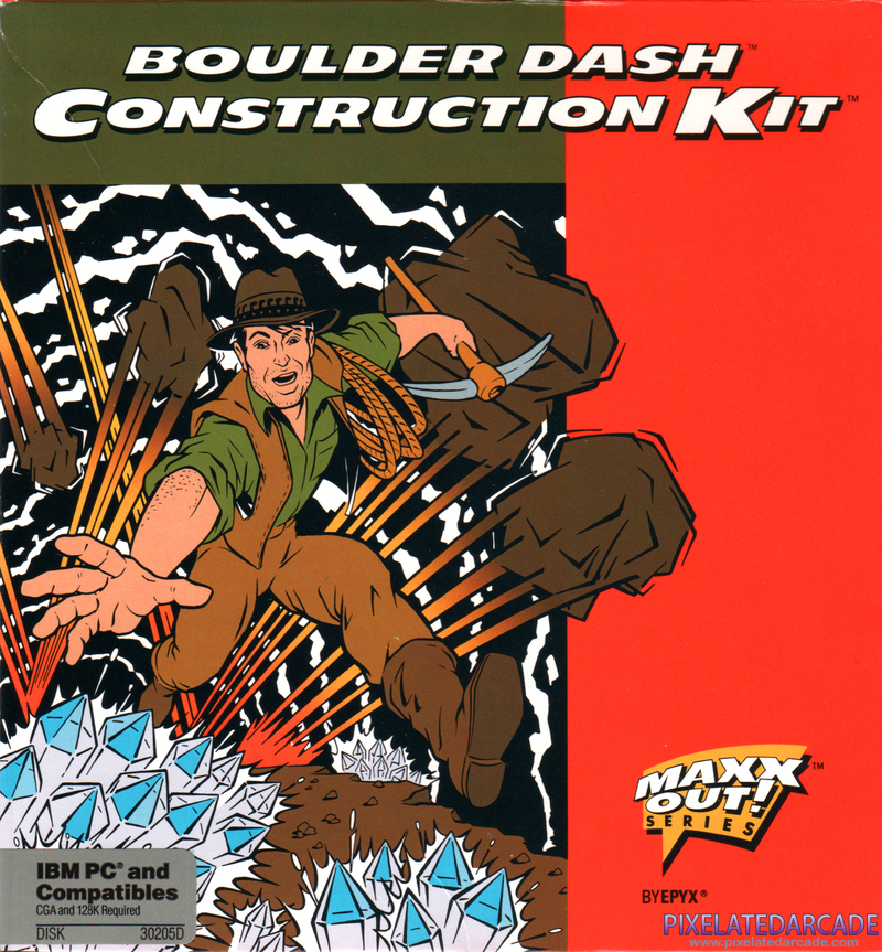 Boulder Dash Construction Kit Cover Art: Boulder Dash Construction Kit Cover Art: