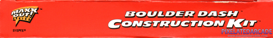 Boulder Dash Construction Kit Cover Art: Top Spine Boulder Dash Construction Kit Cover Art: Top Spine