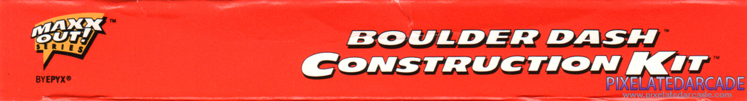 Boulder Dash Construction Kit Cover Art: Bottom Spine Boulder Dash Construction Kit Cover Art: Bottom Spine