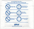 Disk Sleeve - Back