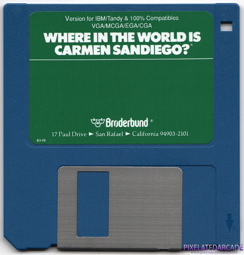 Where in the World is Carmen Sandiego? Cover Art: Front Where in the World is Carmen Sandiego? Cover Art: Front