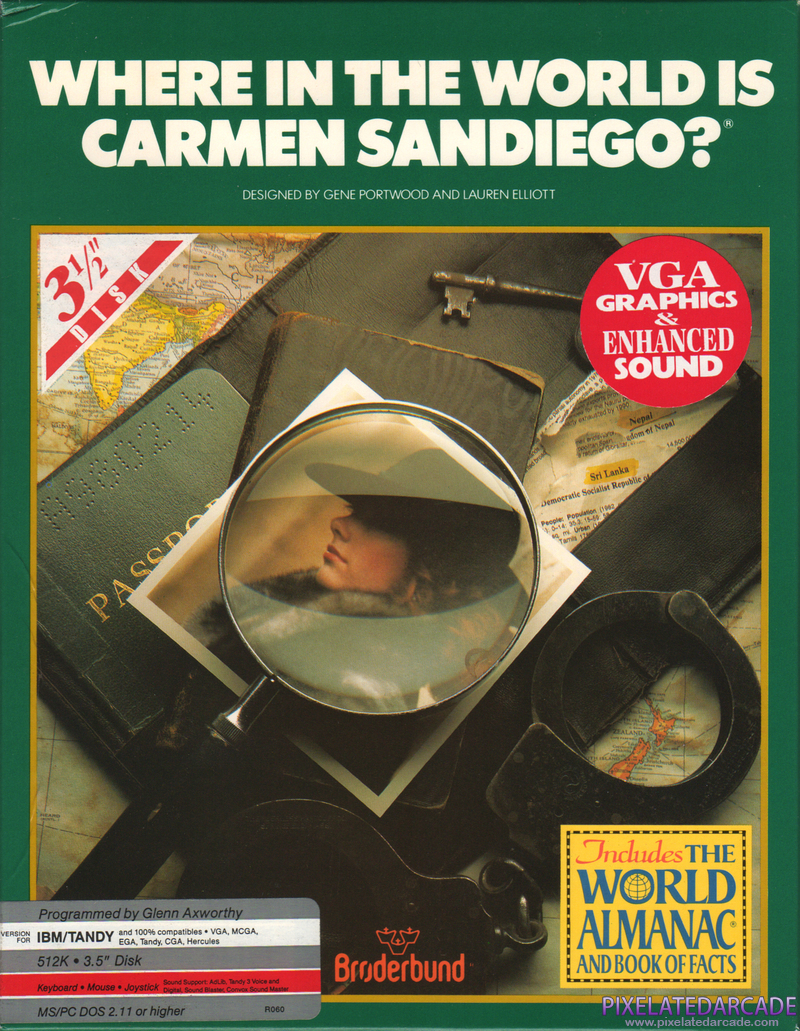 Where in the World is Carmen Sandiego? Cover Art: Where in the World is Carmen Sandiego? Cover Art: