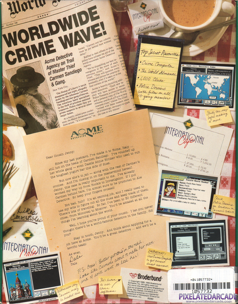 Where in the World is Carmen Sandiego? Cover Art: Where in the World is Carmen Sandiego? Cover Art: