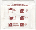 Disk Sleeve - Back