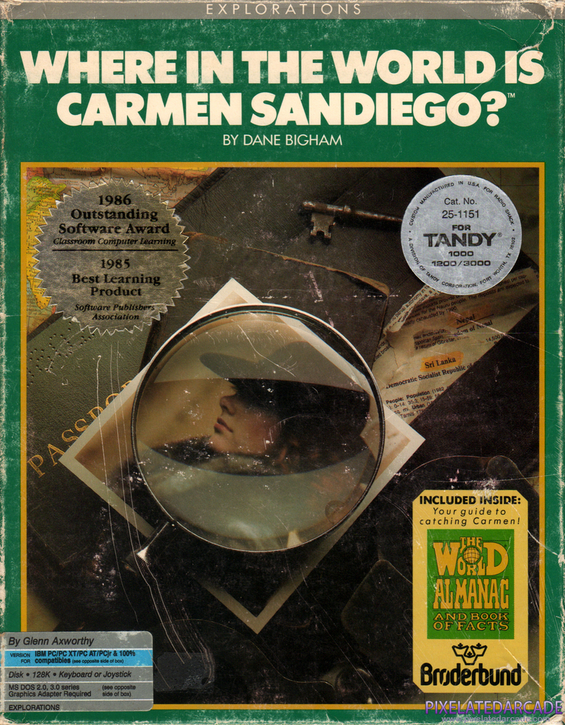 Where in the World is Carmen Sandiego? Cover Art: Where in the World is Carmen Sandiego? Cover Art:
