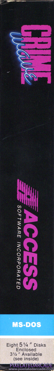 Crime Wave Cover Art: Left Spine Crime Wave Cover Art: Left Spine