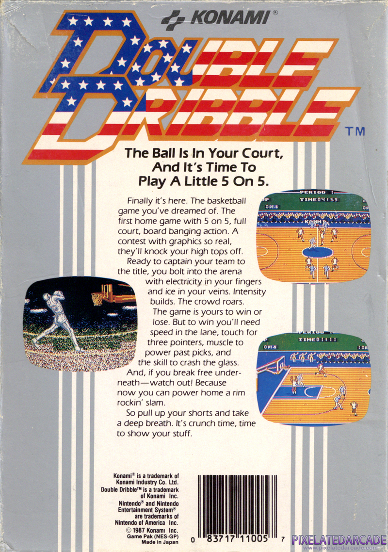 Double Dribble Cover Art: Double Dribble Cover Art: