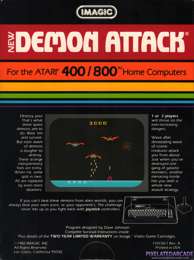 Demon Attack Cover Art: 