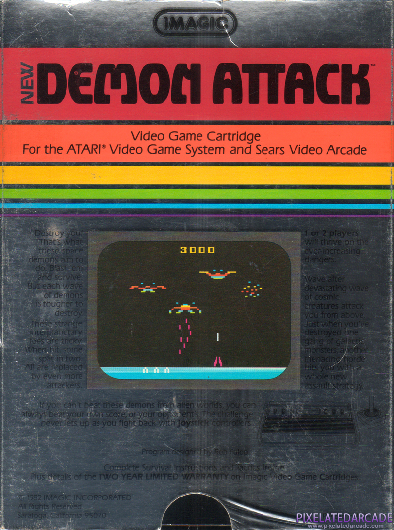 Demon Attack Cover Art: Demon Attack Cover Art: