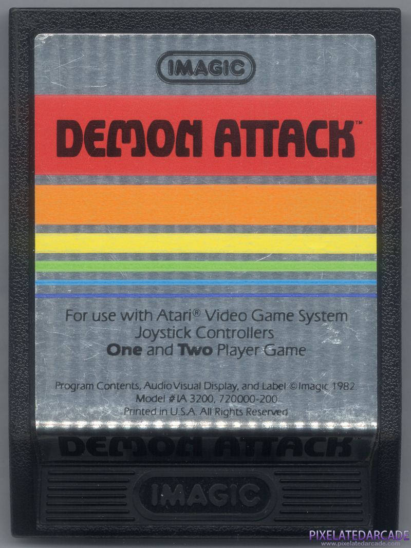Demon Attack Cover Art: Front Demon Attack Cover Art: Front