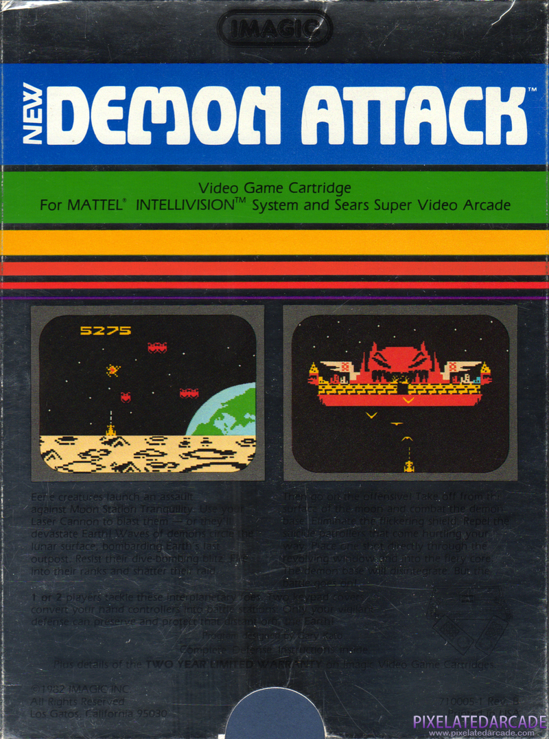 Demon Attack Cover Art: 
