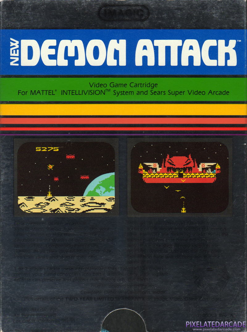 Demon Attack Cover Art: 