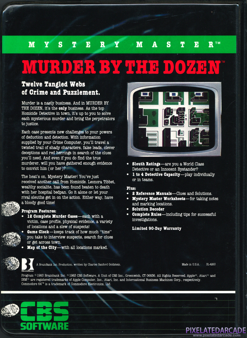 Mystery Master: Murder by the Dozen Cover Art: Mystery Master: Murder by the Dozen Cover Art: