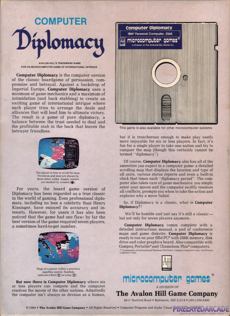 Computer Diplomacy Cover Art: 