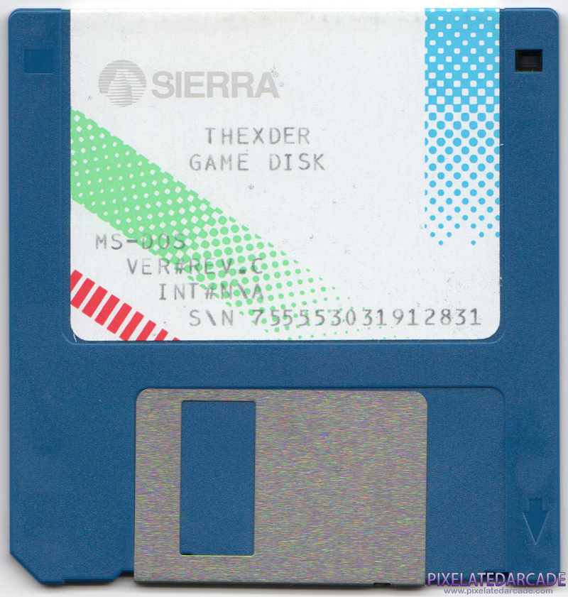 Thexder Cover Art: Front Thexder Cover Art: Front