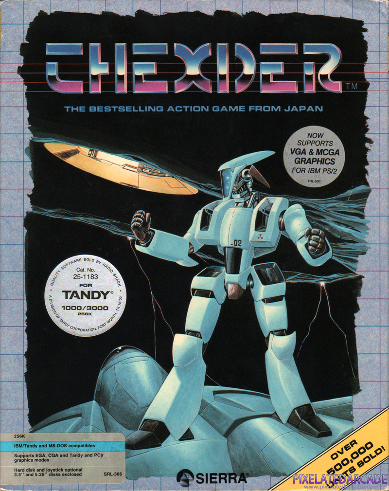 Thexder Cover Art: Thexder Cover Art: