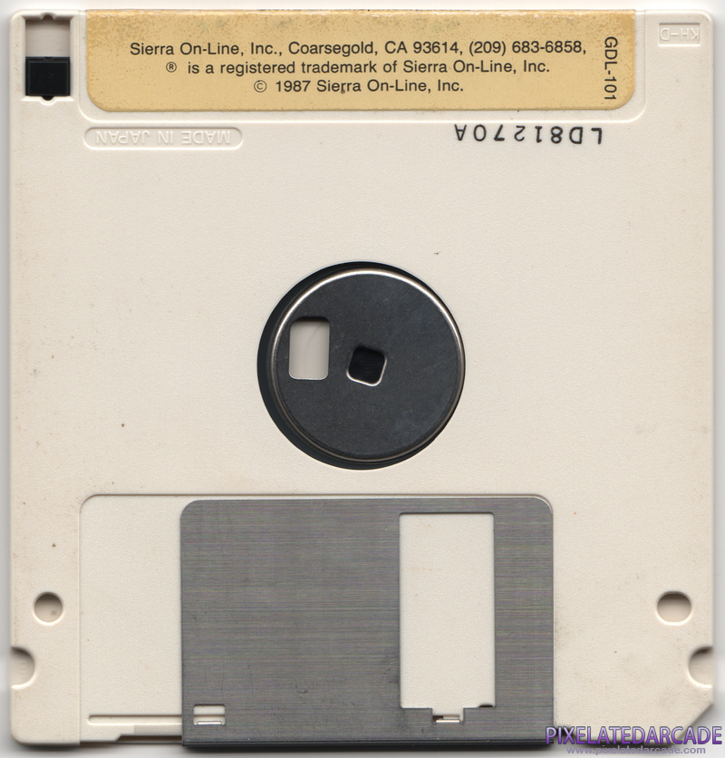 Thexder Cover Art: Disk 1 of 1 - Back Thexder Cover Art: Disk 1 of 1 - Back