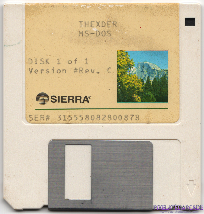 Thexder Cover Art: Disk 1 of 1 - Front Thexder Cover Art: Disk 1 of 1 - Front