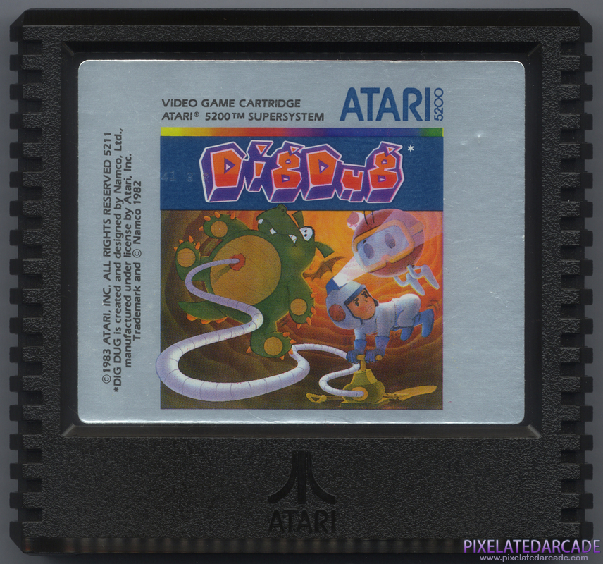 Dig Dug Cover Art: Front