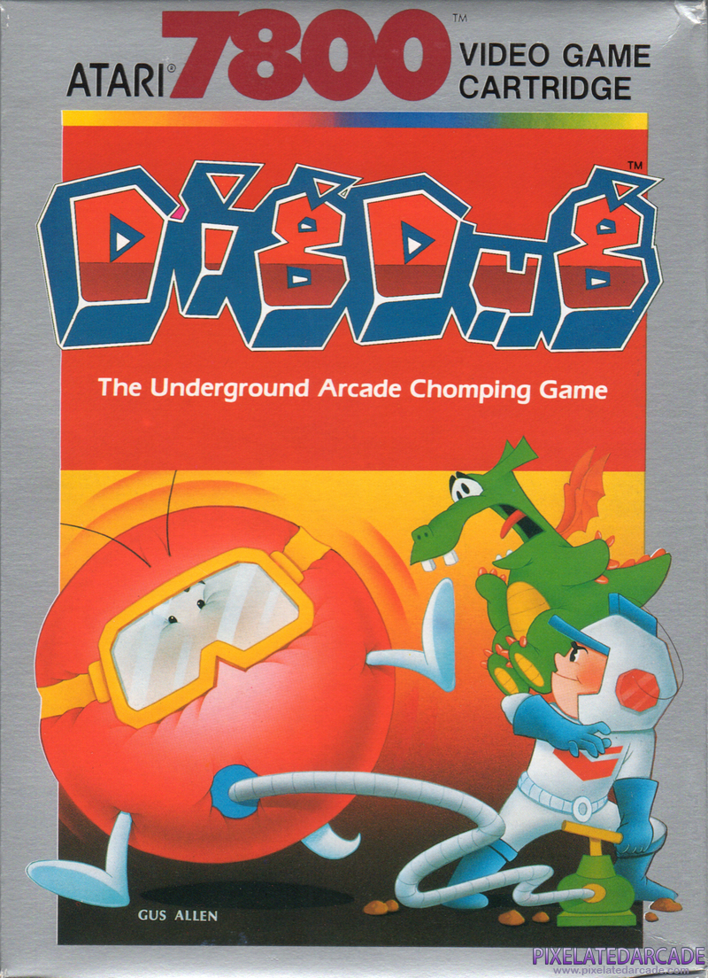Dig Dug Cover Art: 