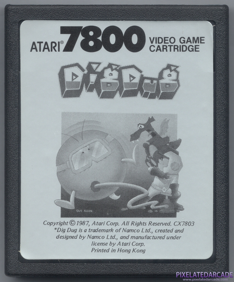 Dig Dug Cover Art: Front