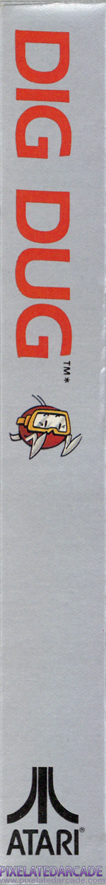 Dig Dug Cover Art: Left Spine