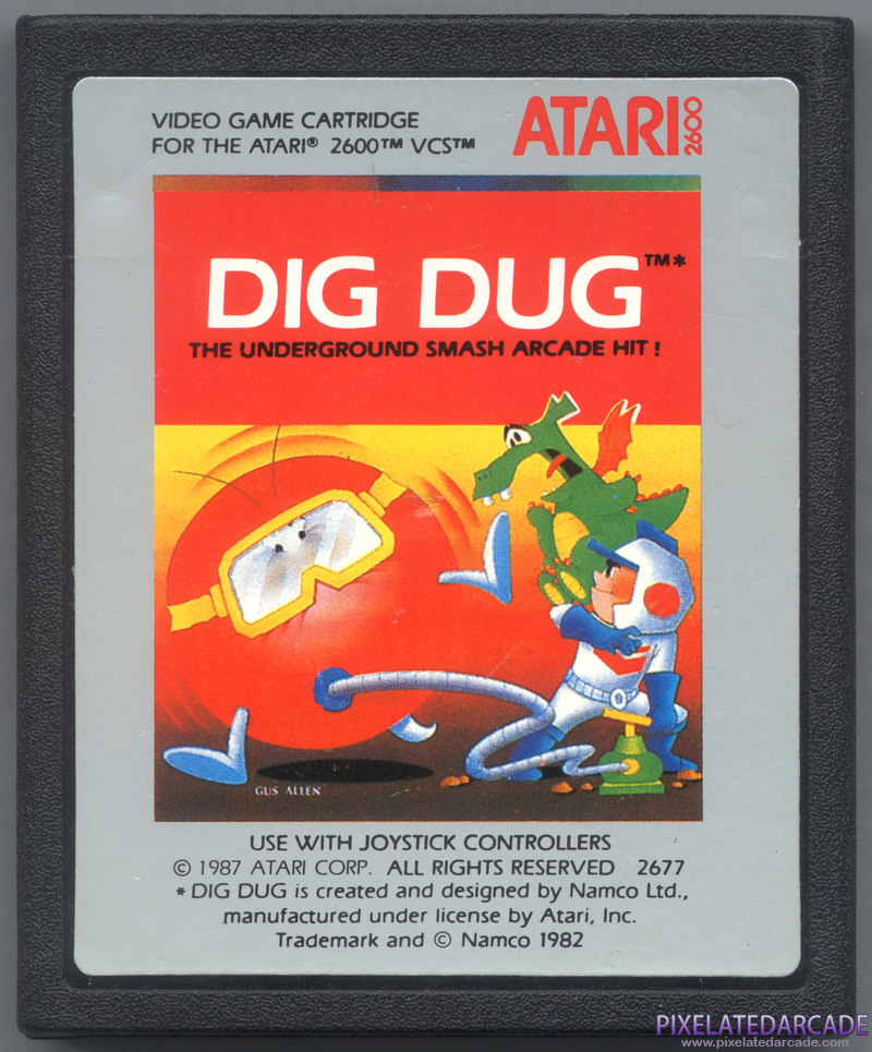 Dig Dug Cover Art: Front