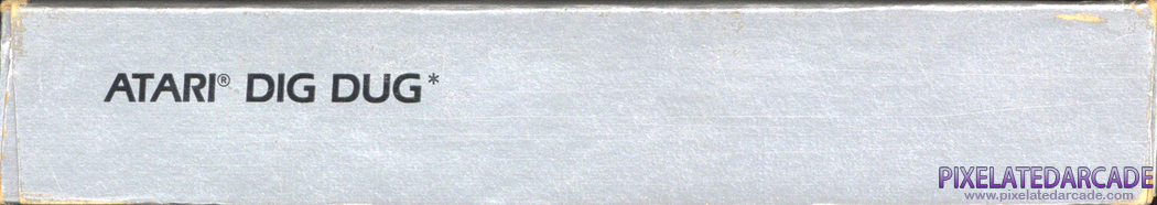 Dig Dug Cover Art: Bottom Spine Dig Dug Cover Art: Bottom Spine