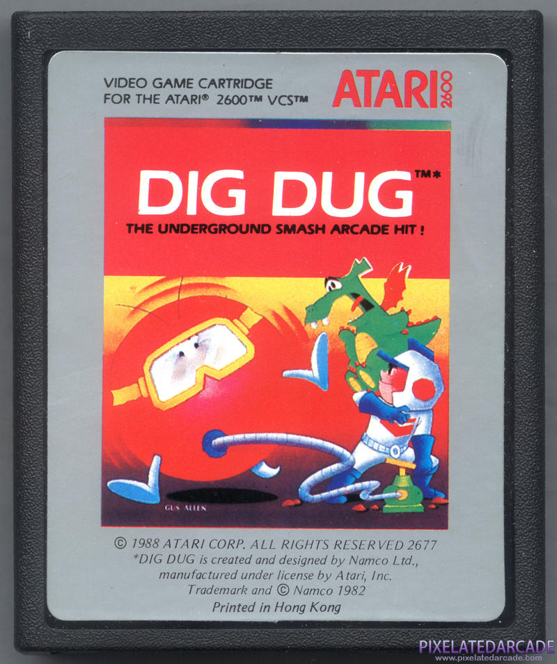 Dig Dug Cover Art: Front