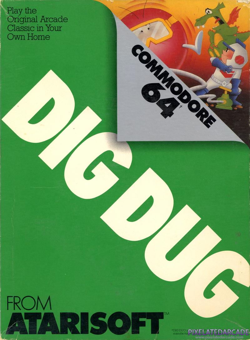 Dig Dug Cover Art: 