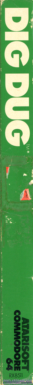 Dig Dug Cover Art: Left Spine
