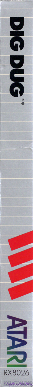 Dig Dug Cover Art: Right Spine