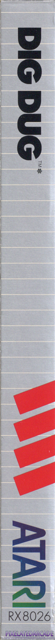 Dig Dug Cover Art: Left Spine