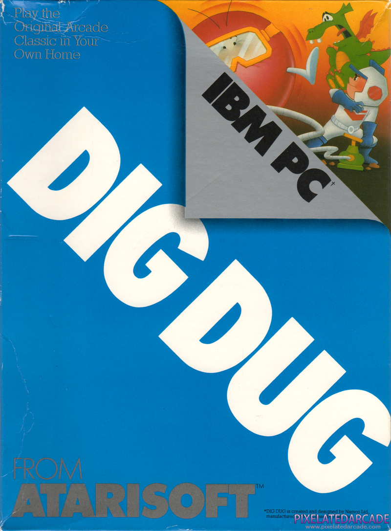 Dig Dug Cover Art: 