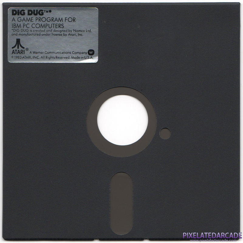 Dig Dug Cover Art: 