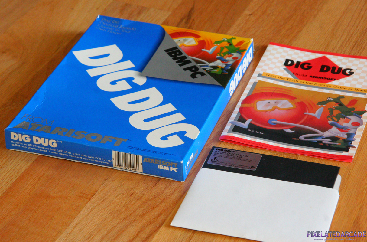 Dig Dug Cover Art: 