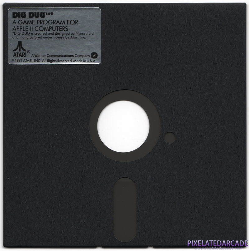 Dig Dug Cover Art: 