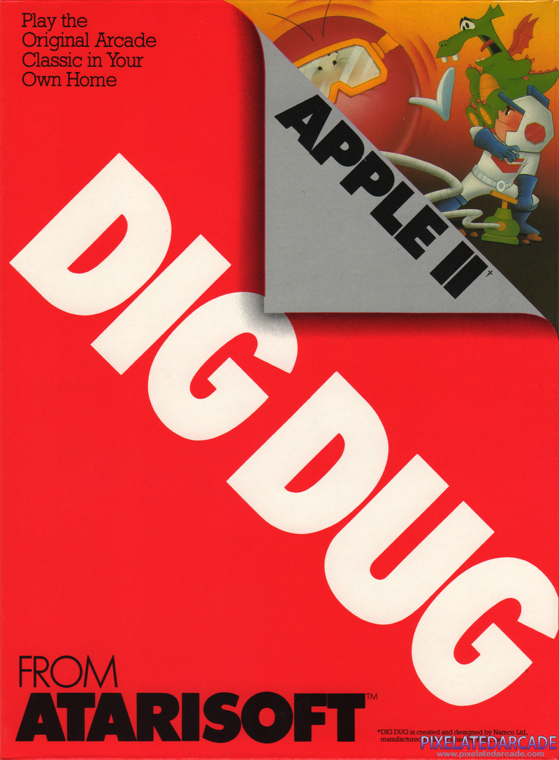 Dig Dug Cover Art: 