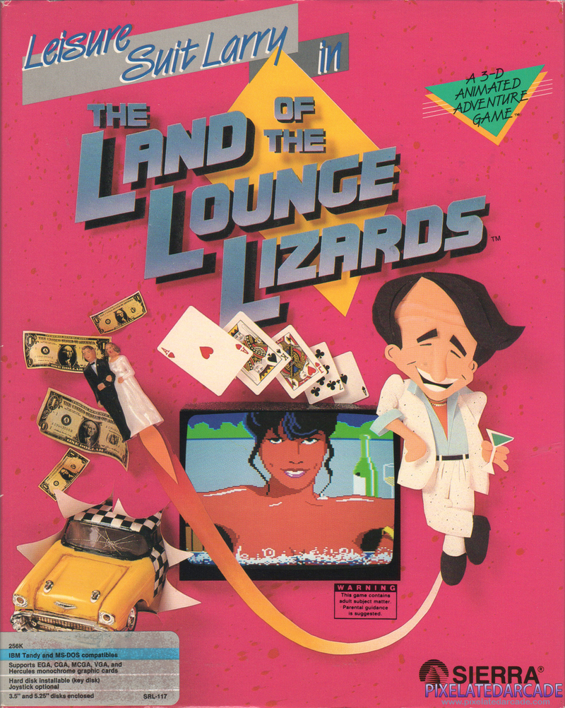 Leisure Suit Larry in the Land of the Lounge Lizards Cover Art: Leisure Suit Larry in the Land of the Lounge Lizards Cover Art: