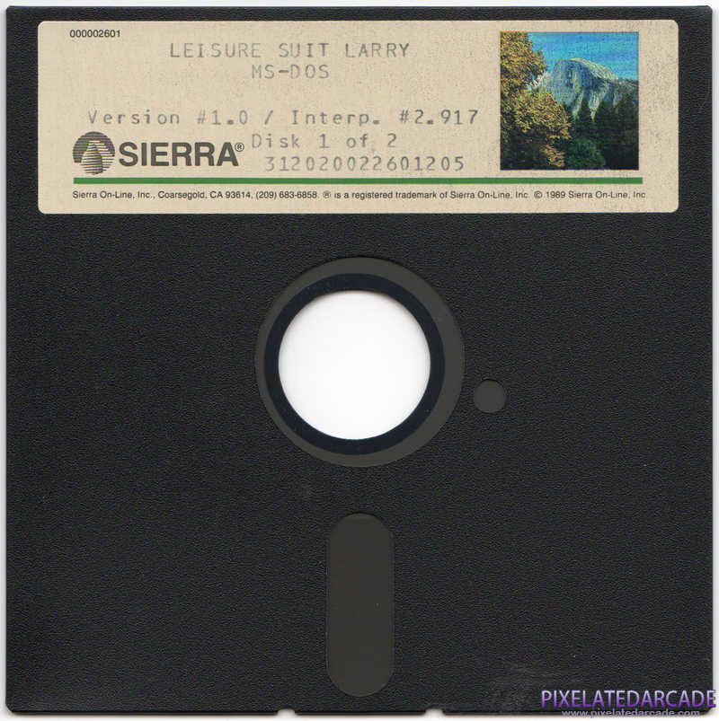Leisure Suit Larry in the Land of the Lounge Lizards Cover Art: Disk 1 of 2 Leisure Suit Larry in the Land of the Lounge Lizards Cover Art: Disk 1 of 2