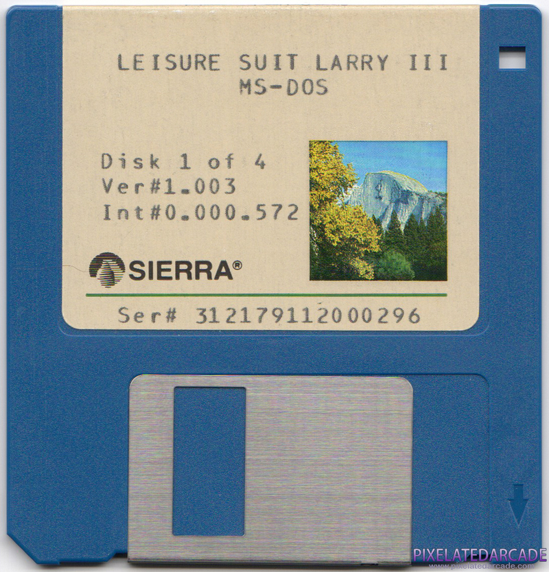 Leisure Suit Larry III: Passionate Patti in Pursuit of the Pulsating Pectorals Cover Art: Front Leisure Suit Larry III: Passionate Patti in Pursuit of the Pulsating Pectorals Cover Art: Front