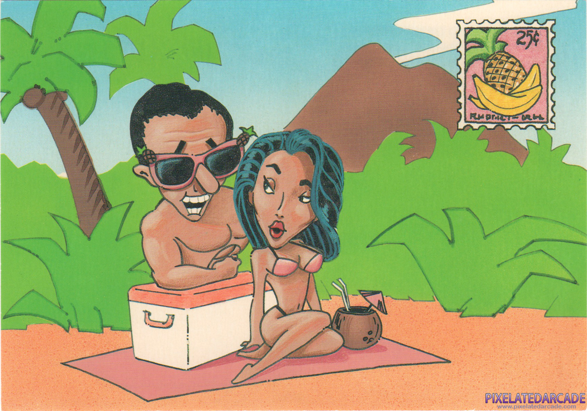 Leisure Suit Larry III: Passionate Patti in Pursuit of the Pulsating Pectorals Cover Art: Included Postcard Leisure Suit Larry III: Passionate Patti in Pursuit of the Pulsating Pectorals Cover Art: Included Postcard